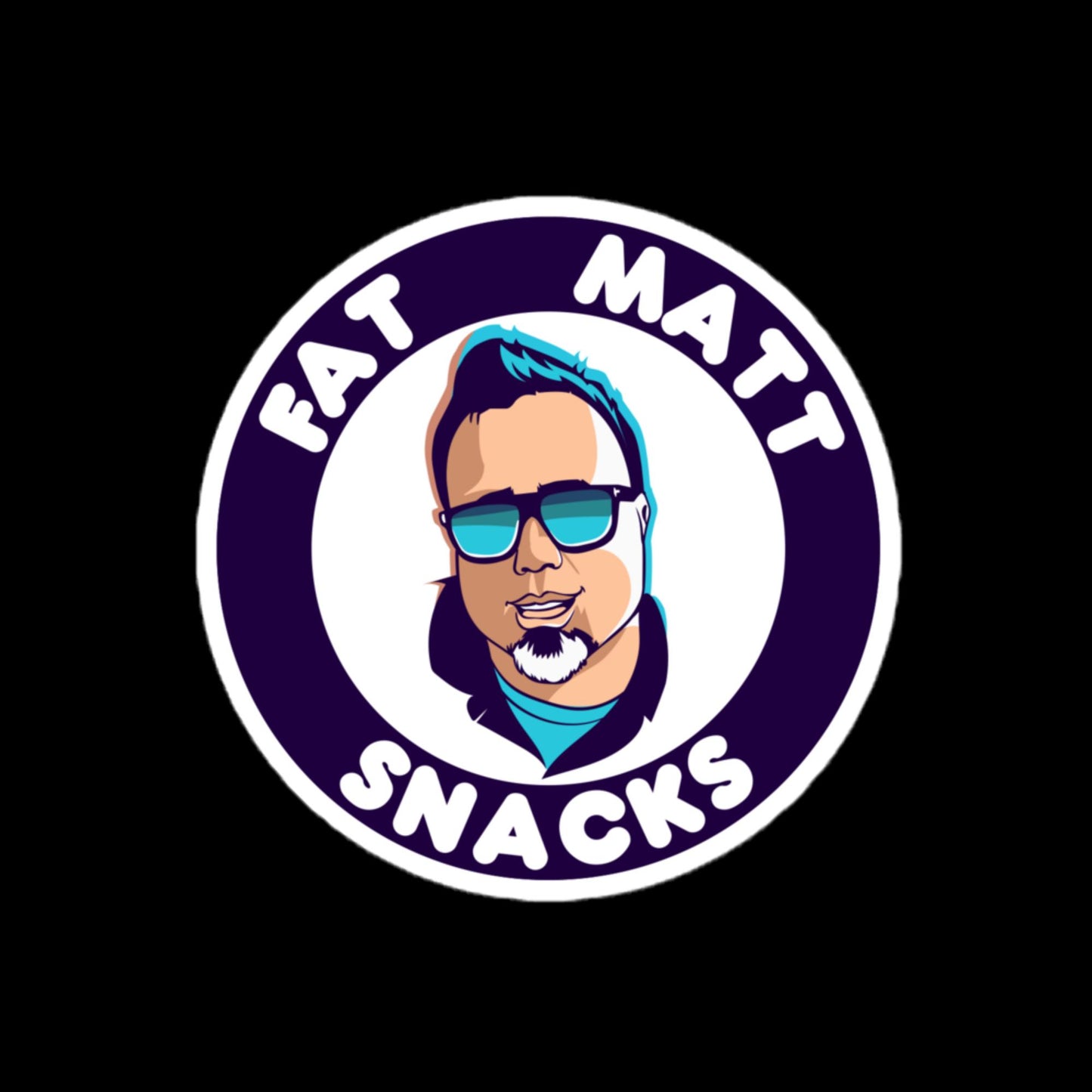 Fatmattsnacks Logo stickers