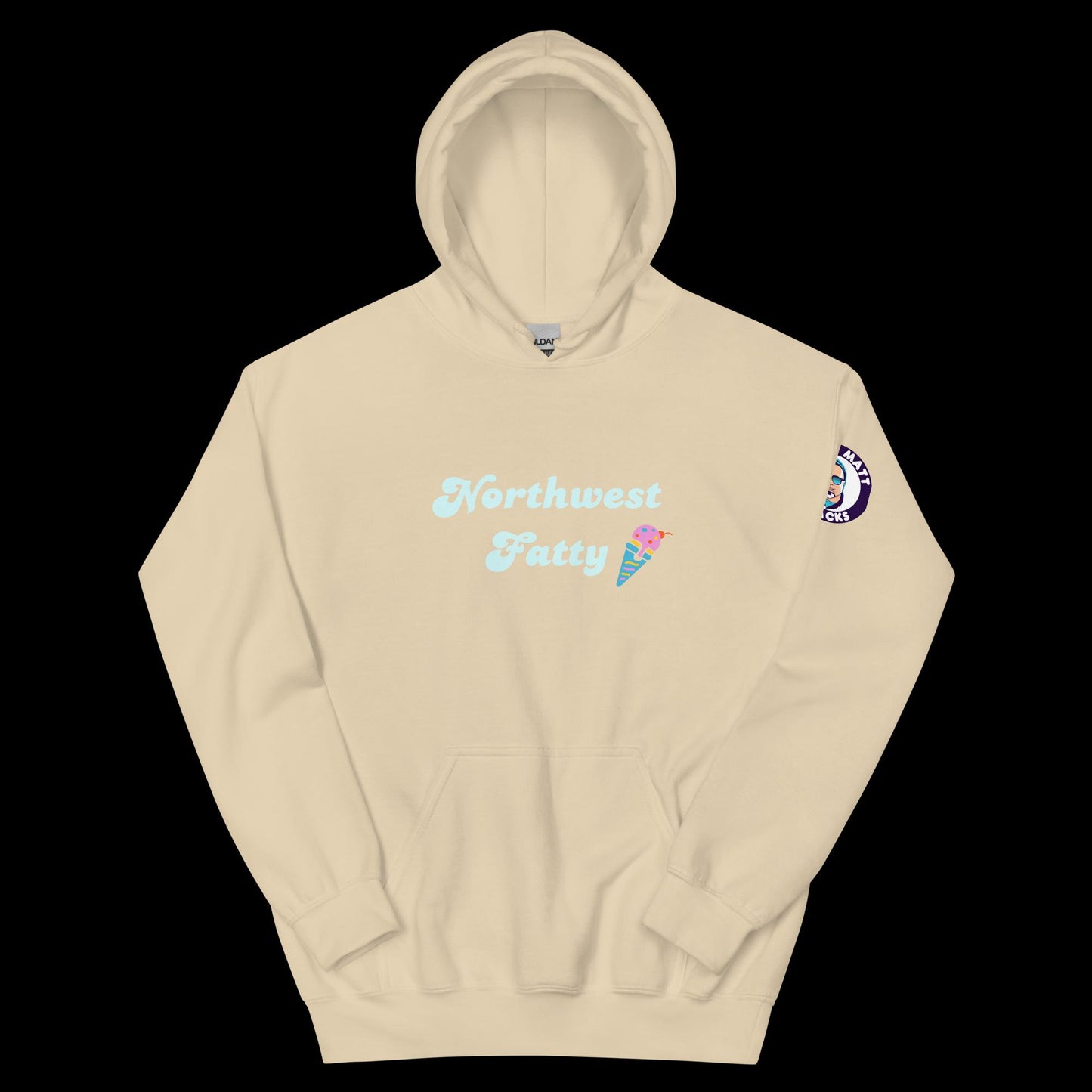 Ice cream cone hoodie unisex