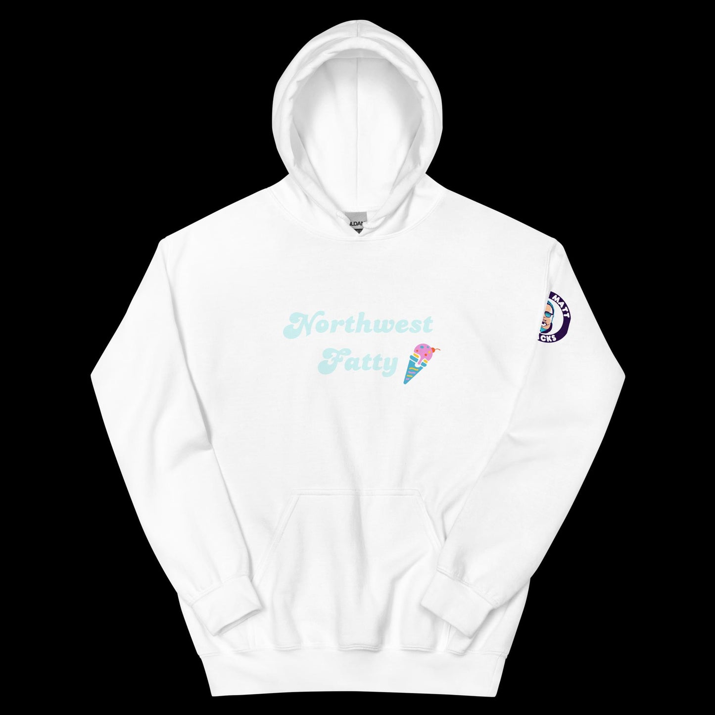 Ice cream cone hoodie unisex